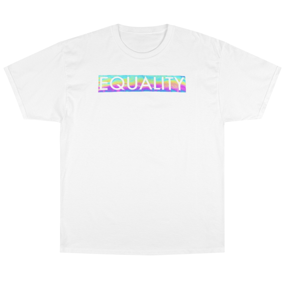 Rainbow Reflective Equality Box Logo Shirt