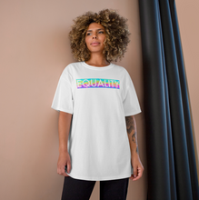 Load image into Gallery viewer, Rainbow Reflective Equality Box Logo Shirt
